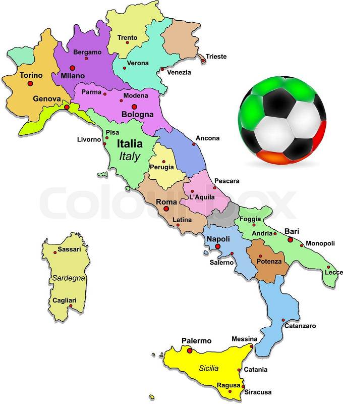 clipart map of italy - photo #35