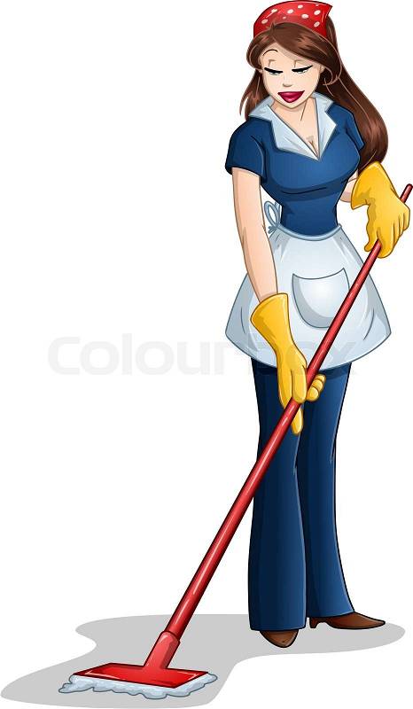 woman cleaning house clipart - photo #20