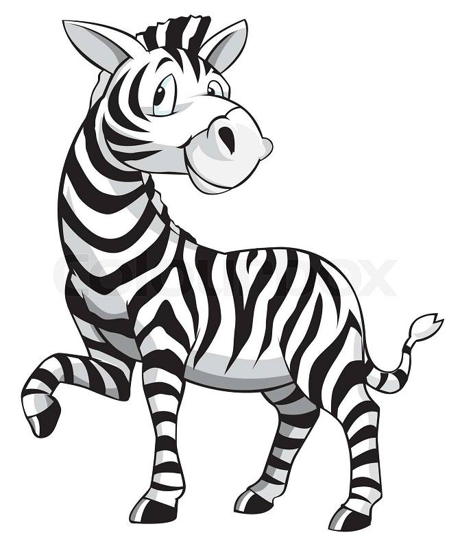 clipart zebra black and white - photo #36