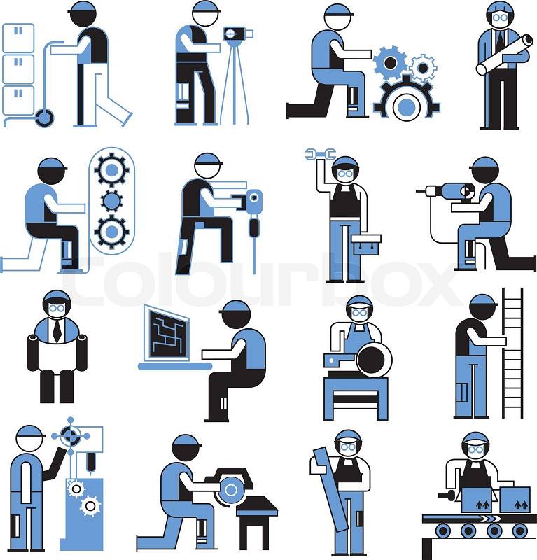 clip art of assembly line worker - photo #29