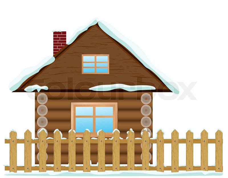 clipart house with snow - photo #11