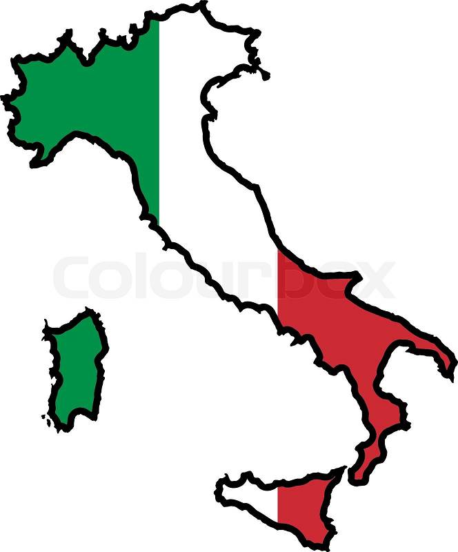 clipart map of italy - photo #9