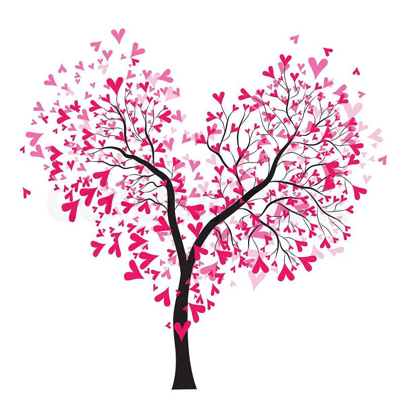 free clip art tree heart - photo #32