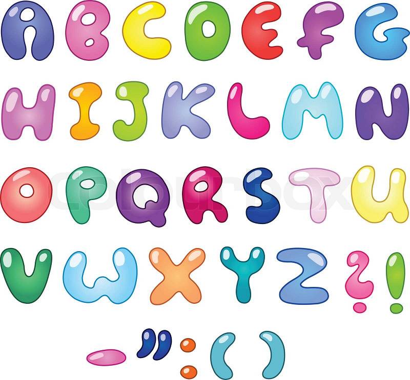 free cute alphabet clipart - photo #4