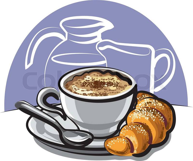 clipart café croissant - photo #7