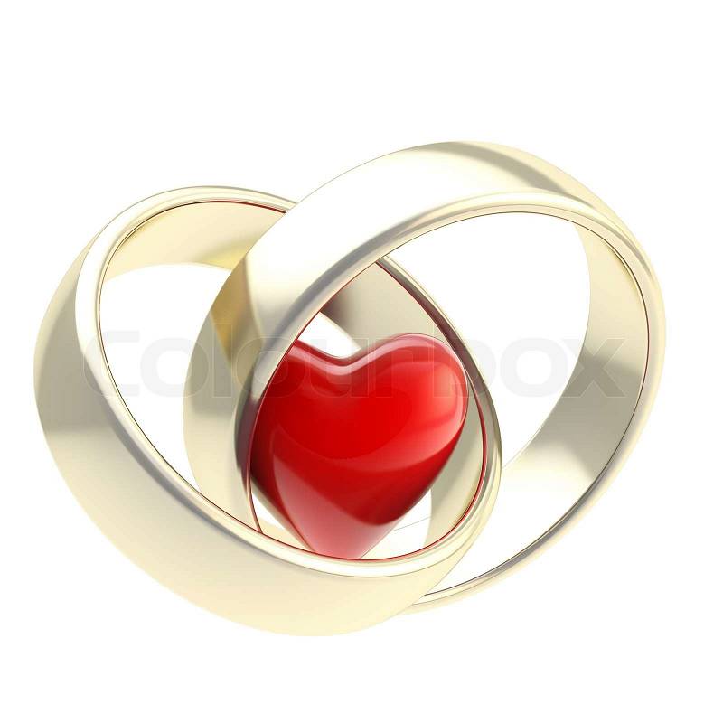 hearts and rings clipart - photo #16
