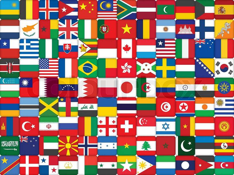 flags of the world clipart - photo #42