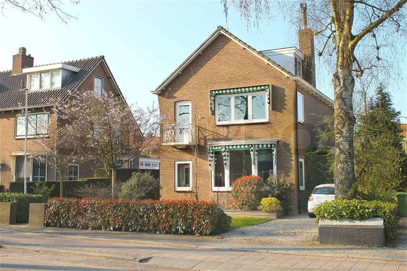 Haus in der Vorstadt Niederlande | Stockfoto | Colourbox