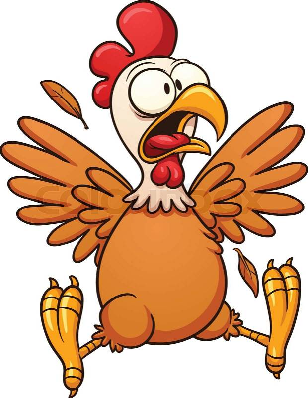 scared chicken clipart free - photo #20