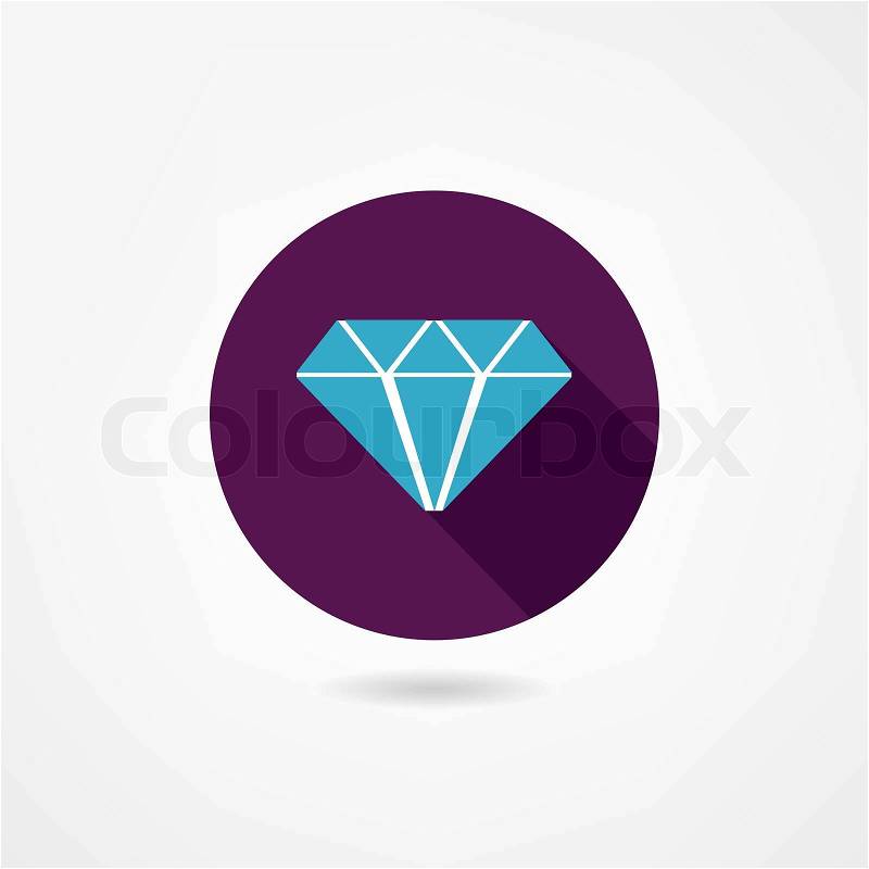 Diamant Symbol Stock Vektor Colourbox