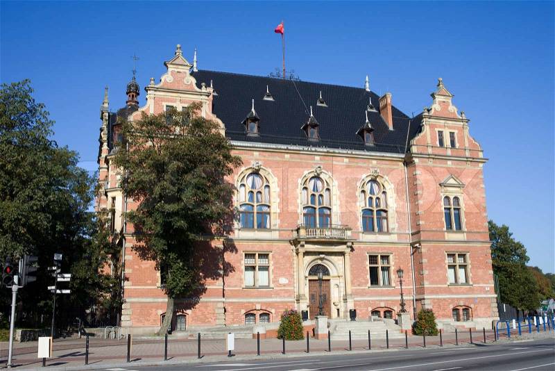 Stock Bild von 'Neues Rathaus in Danzig'