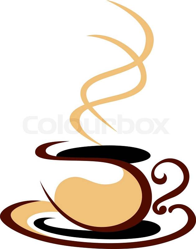 steaming cup of coffee clipart - photo #12